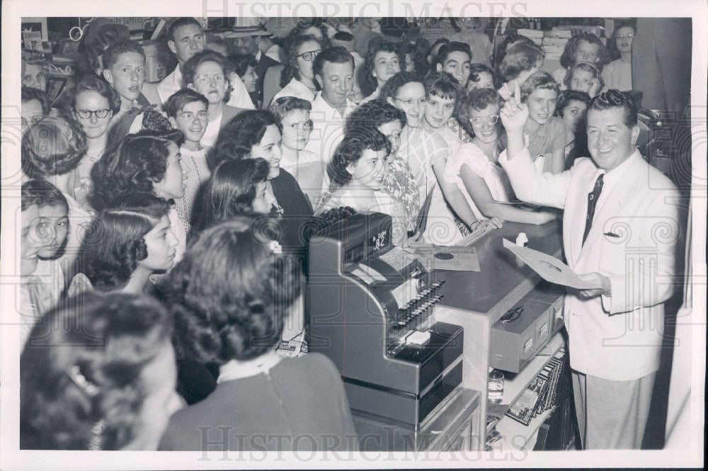 1950 Vocalist/Bandleader Eddy Howard Press Photo - Historic Images