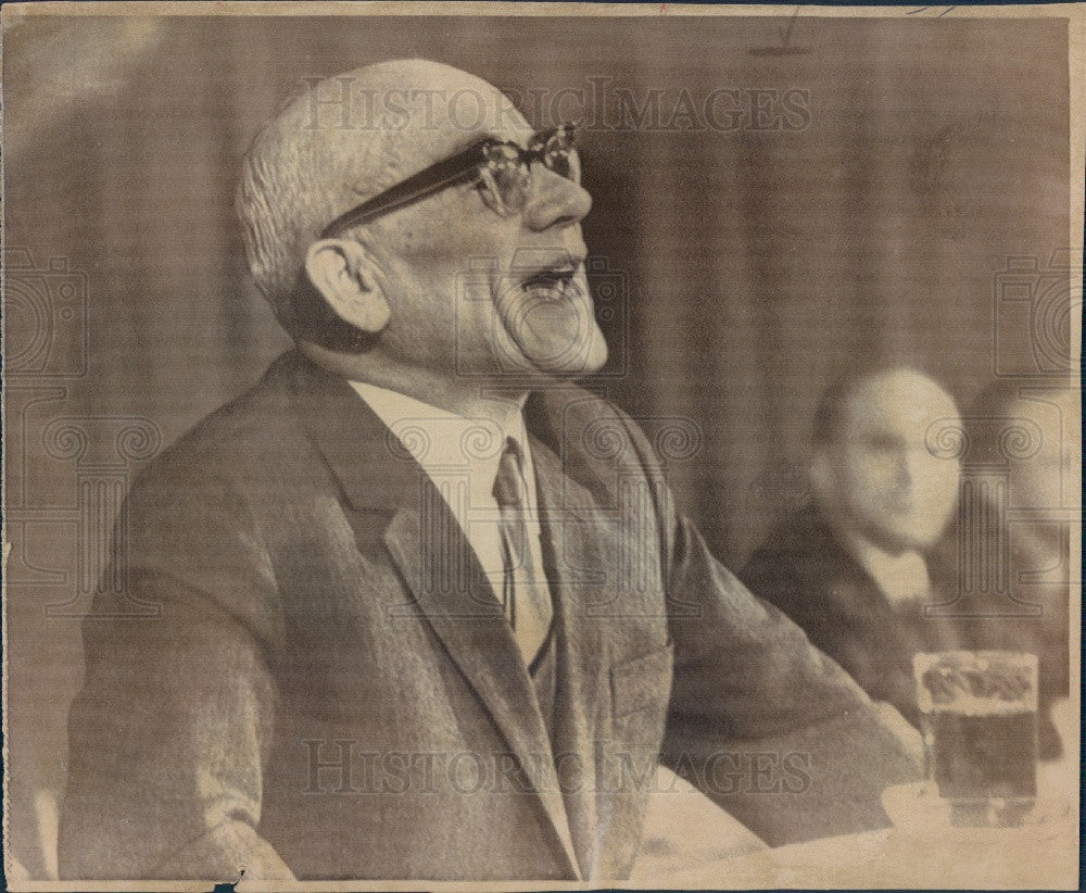 1968 Poland Communist Party Chief Gomulka Press Photo - Historic Images