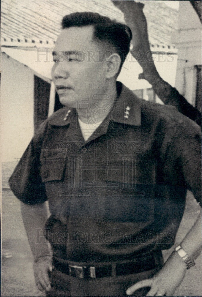 Undated S Vietnam Army Gen Hoang Xuan Lam Press Photo - Historic Images