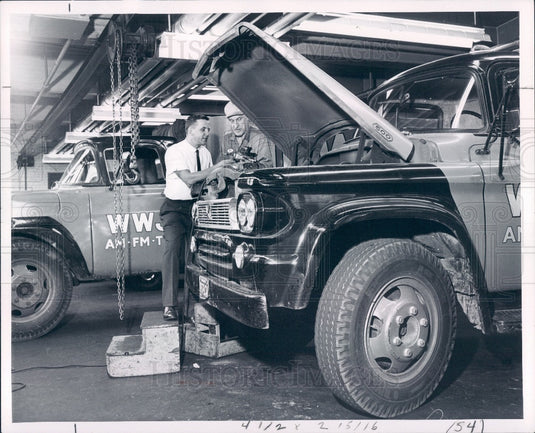 1963 Detroit Michigan News Garage Press Photo - Historic Images