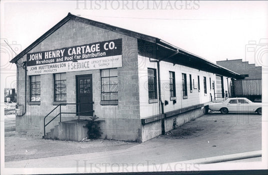 1966 Detroit MI John Henry Cartage Co Press Photo - Historic Images
