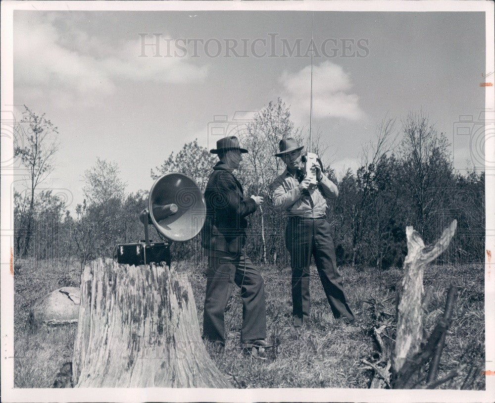 1949 Nicolet Natl Forest WI Firefighting Press Photo - Historic Images