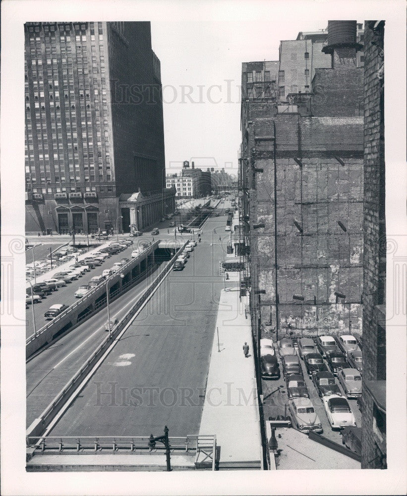 Undated Chicago IL Wacker Drive Press Photo - Historic Images