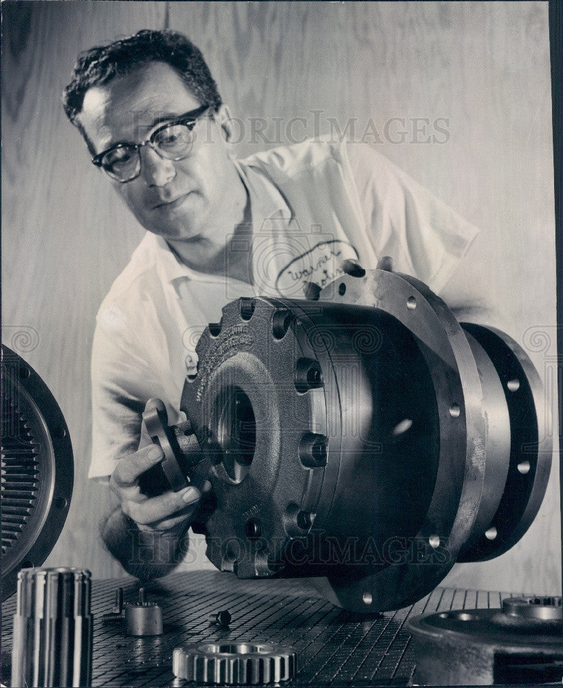 1969 Chicago Hydraulic Wheel Borg-Warner Co Press Photo - Historic Images