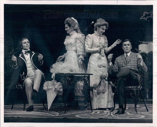 1971 Actors Philip Kerr/Post/Meacham/Nype Press Photo - Historic Images