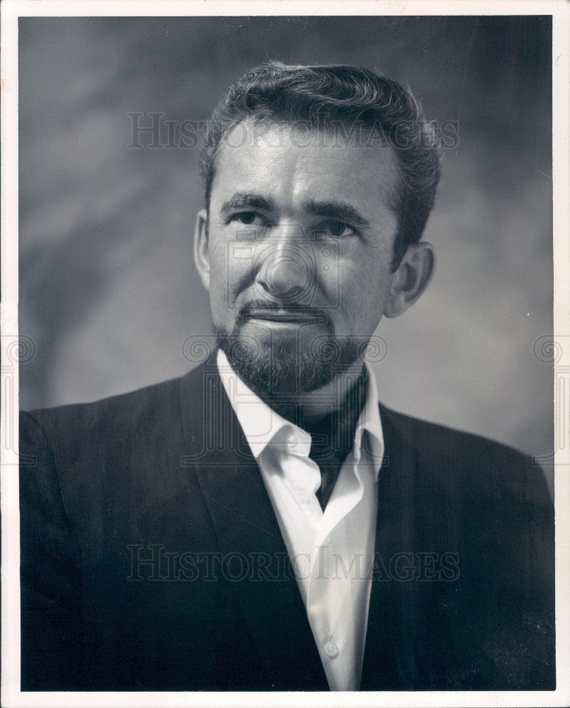 1969 NV Opera Co Baritone Stan Burk Press Photo - Historic Images