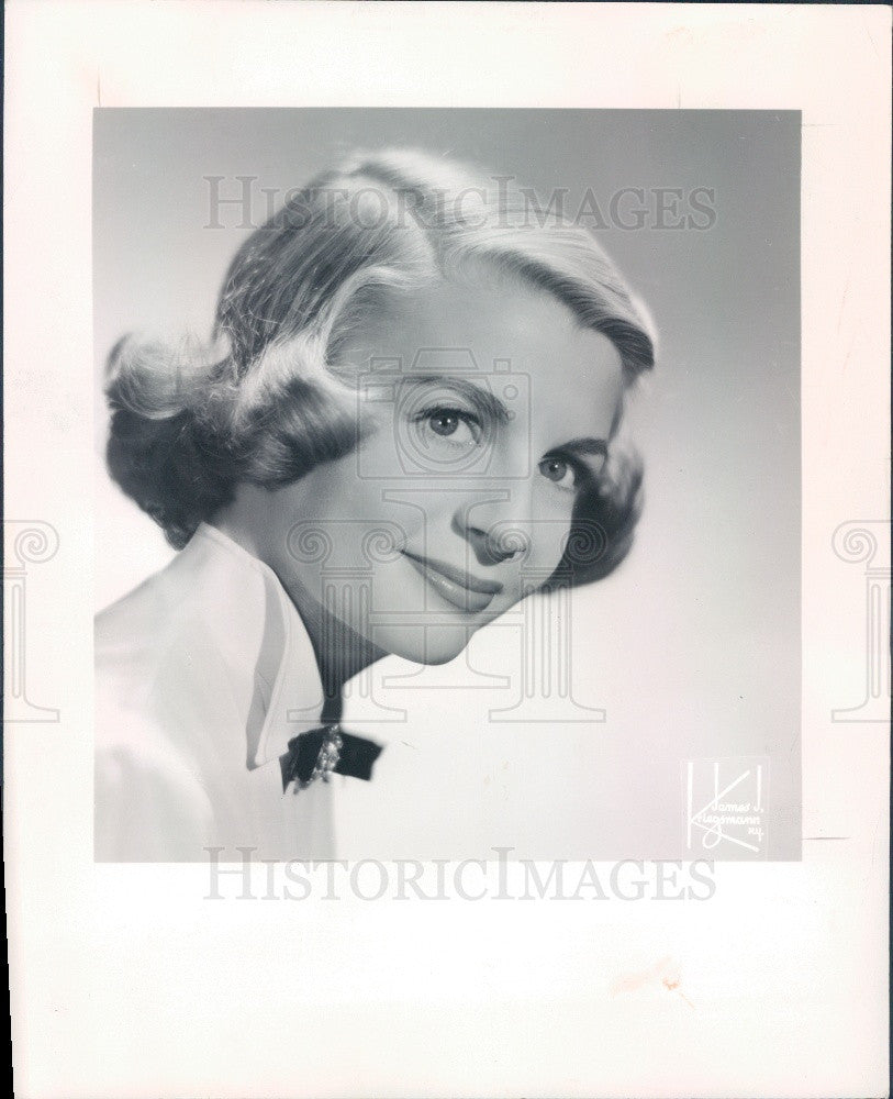 1956 Singer Dorothy Collins Press Photo - Historic Images