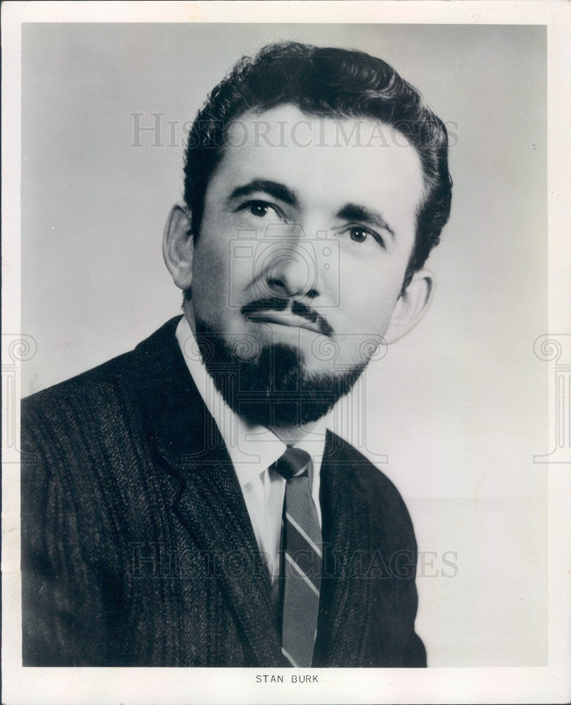 1965 Opera Singer Stan Burk Press Photo - Historic Images