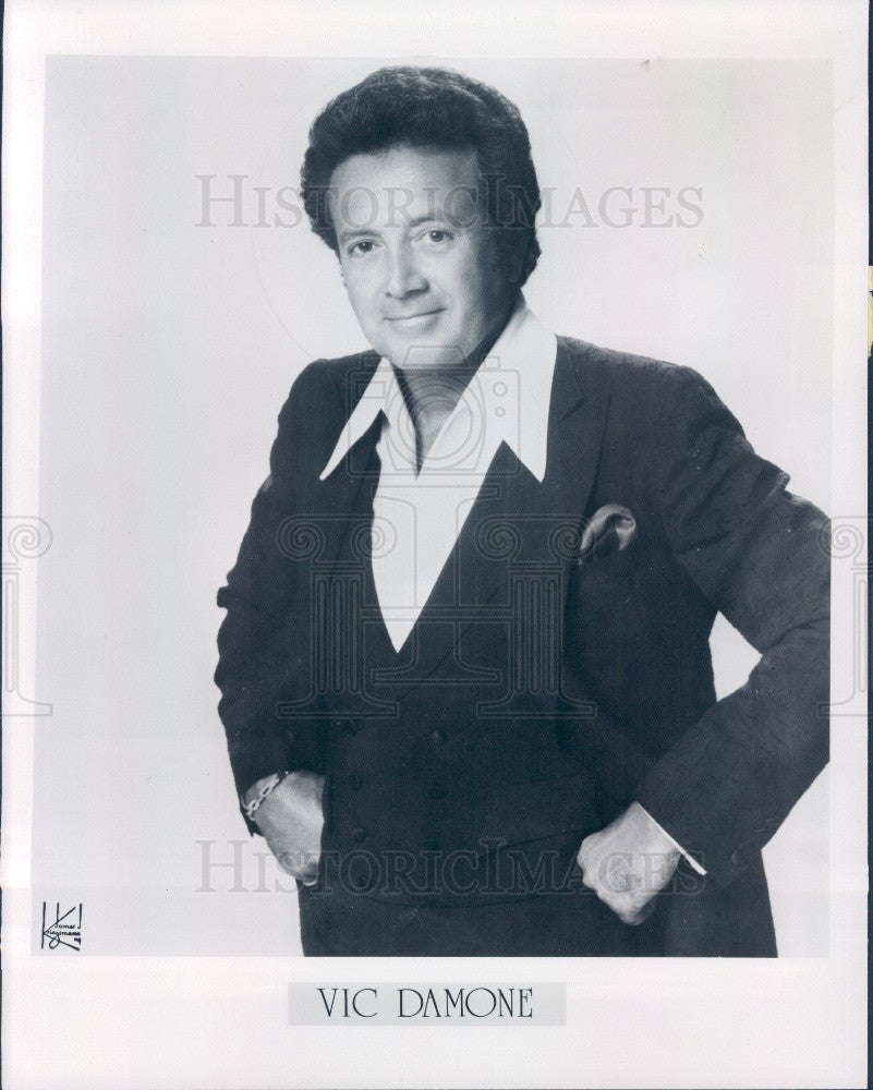 1980 Singer Vic Damone Press Photo - Historic Images