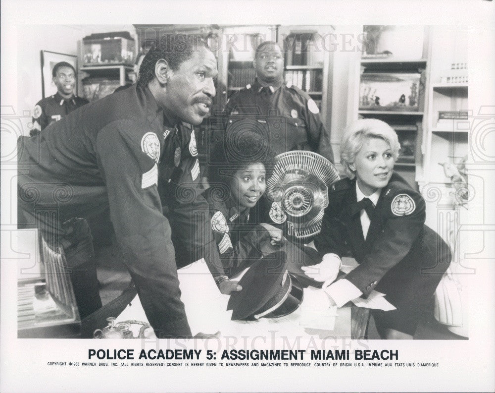 1991 Police Academy 5 Assignmnt Miami Beach Press Photo - Historic Images