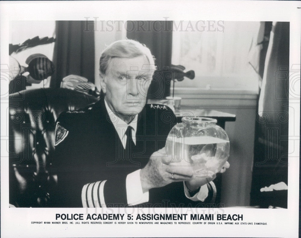 1991 Police Academy 5 Assignmnt Miami Beach Press Photo - Historic Images