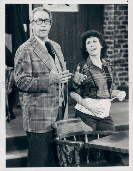 1985 Actors James Karen & Rhen Perlman Press Photo - Historic Images
