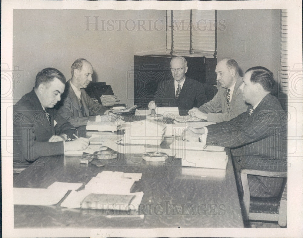 1945 Illinois State Parole Board Press Photo - Historic Images