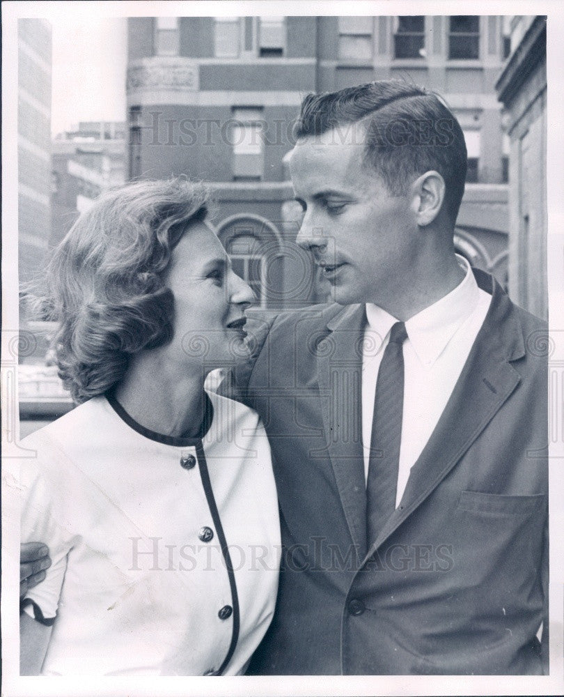 1963 Detroit MI Accused Murderer R Thorson Press Photo - Historic Images