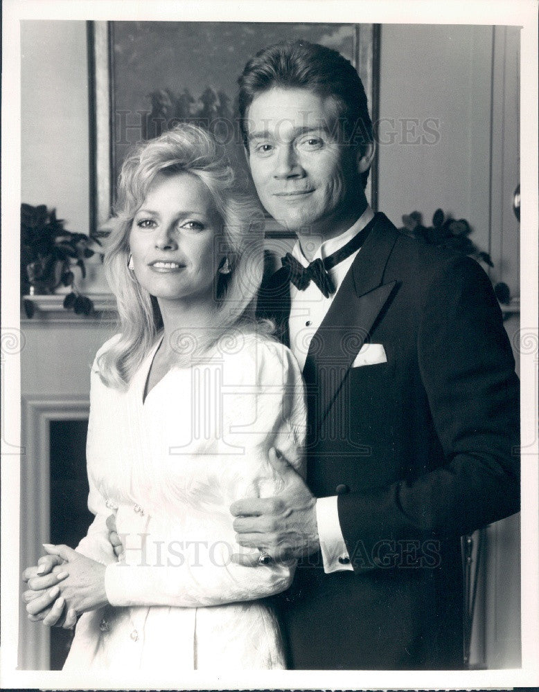 1988 Actors Cheryl Ladd &amp; Anthony Andrews Press Photo - Historic Images