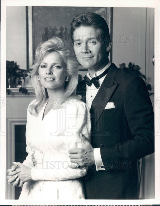 1988 Actors Cheryl Ladd & Anthony Andrews Press Photo - Historic Images