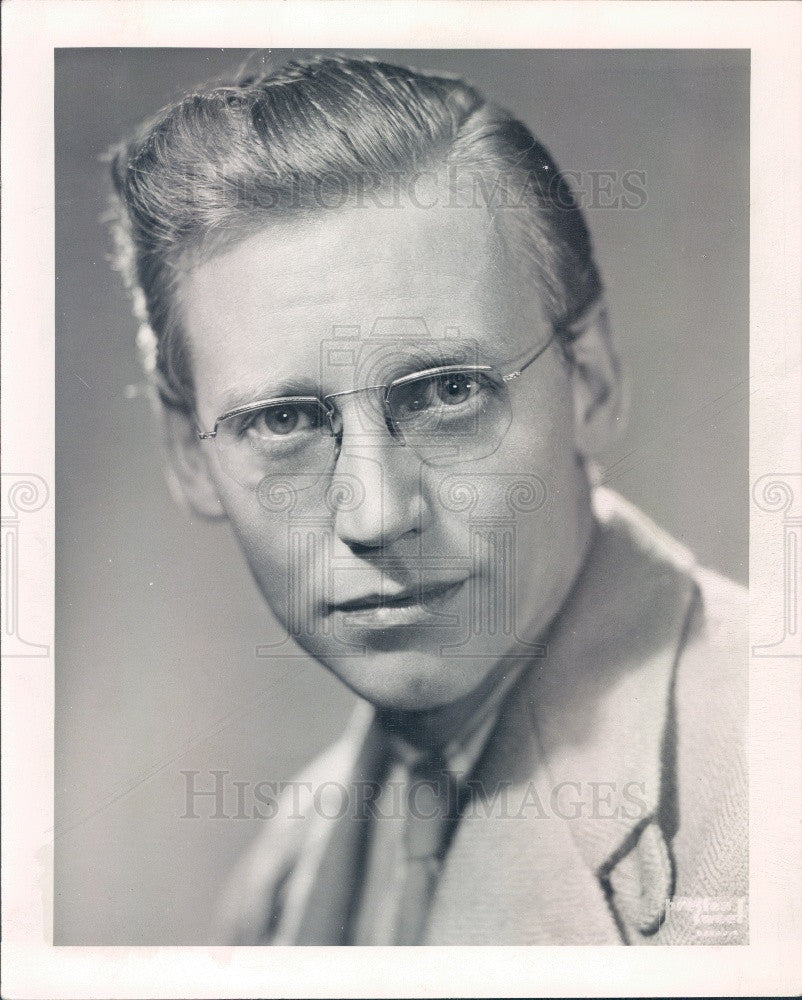 1946 Michigan Opera Director Stuart Piggins Press Photo - Historic Images