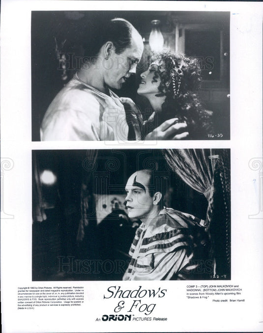1992 Actor John Malkovich Press Photo - Historic Images