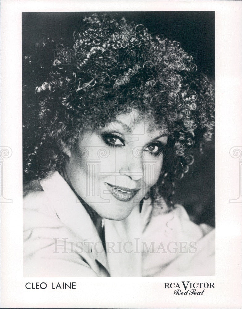1987 Jazz Singer Cleo Laine Press Photo - Historic Images