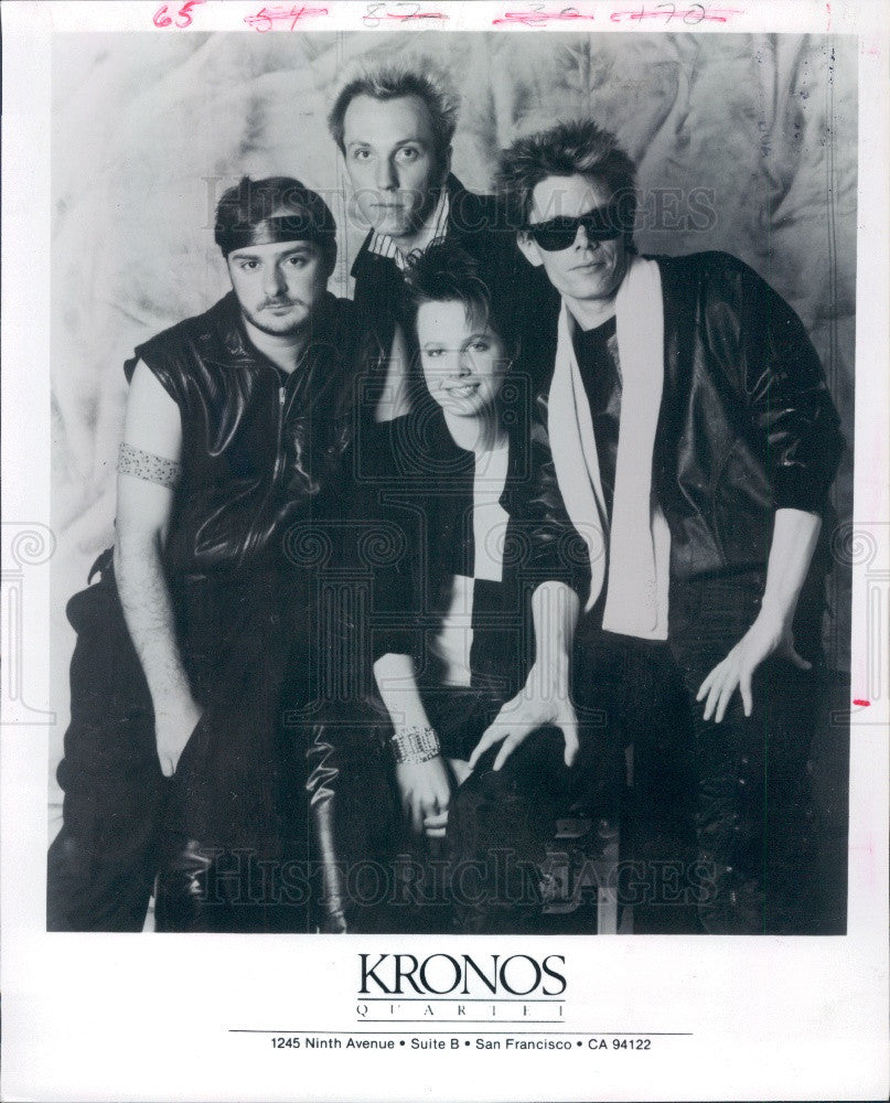 1987 String Quartet Kronos Quartet Press Photo - Historic Images