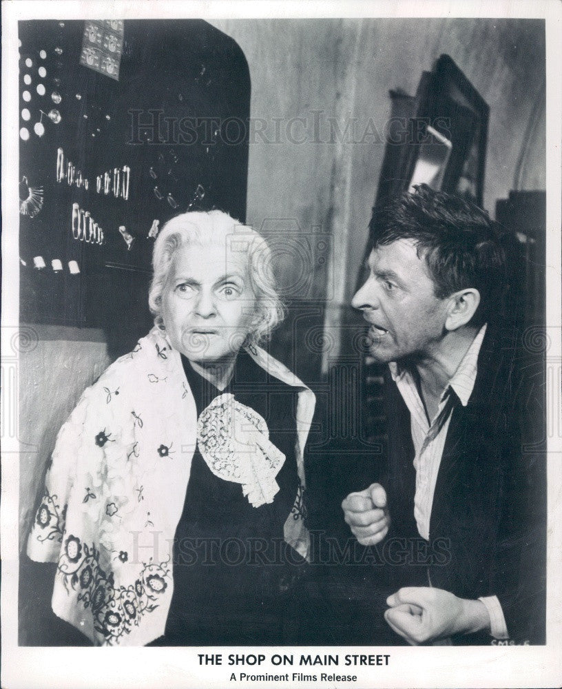 1967 Actors Ida Kaminska &amp; Josef Kroner Press Photo - Historic Images
