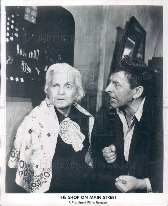 1967 Actors Ida Kaminska & Josef Kroner Press Photo - Historic Images