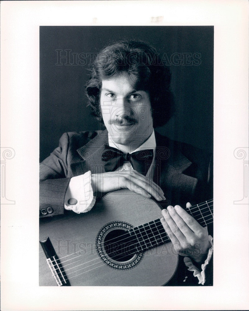 1979 Classical Guitarist Anthony Hauser Press Photo - Historic Images