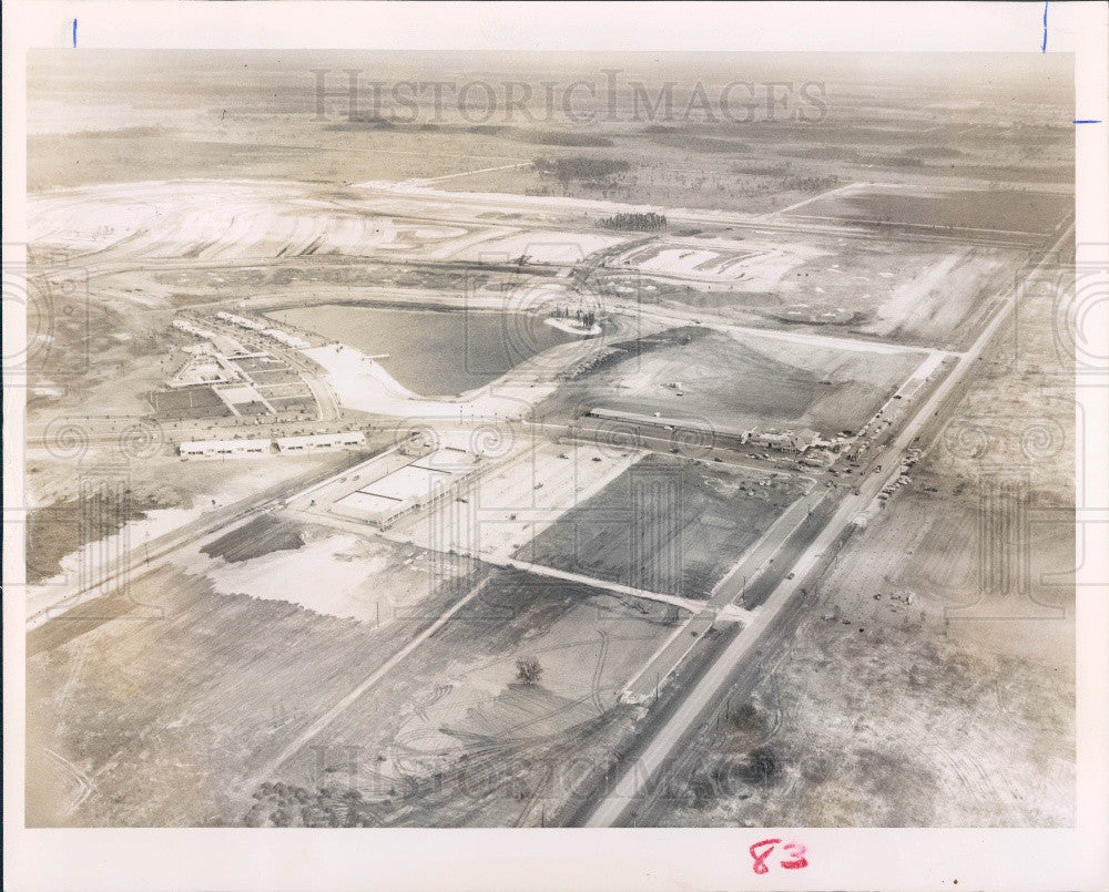 1965 Sun City Florida Aerial View Press Photo - Historic Images