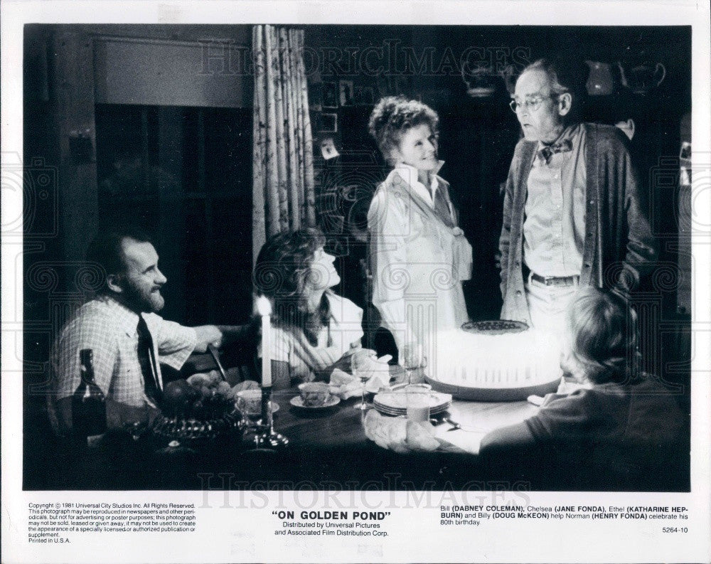 1982 D Coleman/J Fonda/K Hepburn/D McKeon/H Fonda Photo - Historic Images