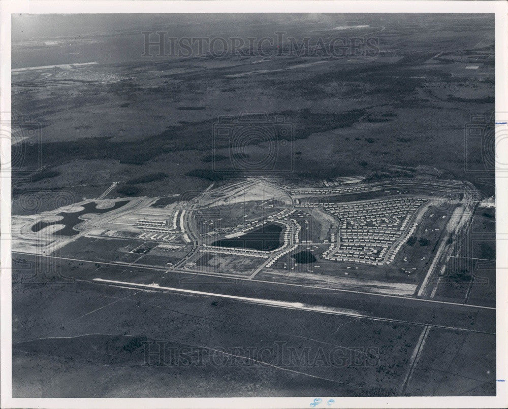 1964 Sun City Florida Aerial View Press Photo - Historic Images