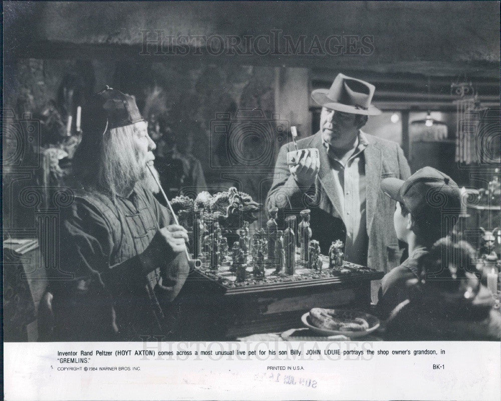 1984 Actors Keye Luke/Hoyt Axton/John Louie Press Photo – Historic Images
