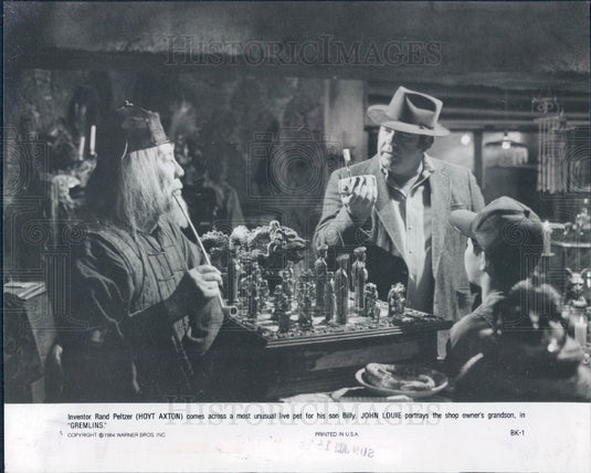 1984 Actors Keye Luke/Hoyt Axton/John Louie Press Photo - Historic Images