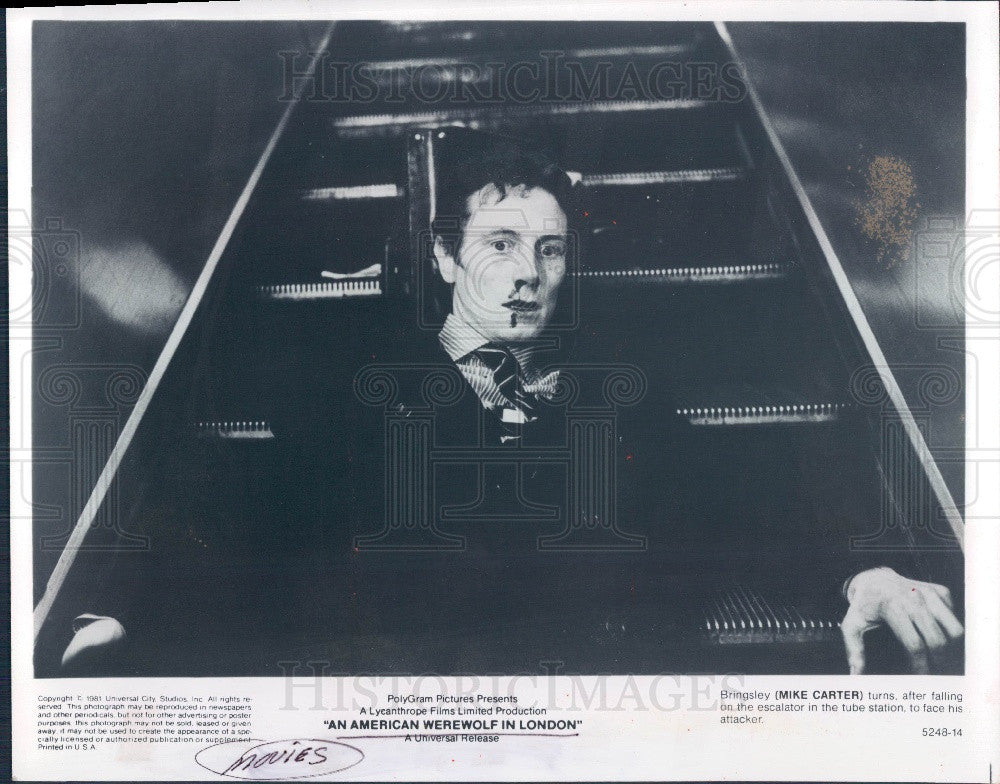 1981 Actor Mike Carter Press Photo - Historic Images