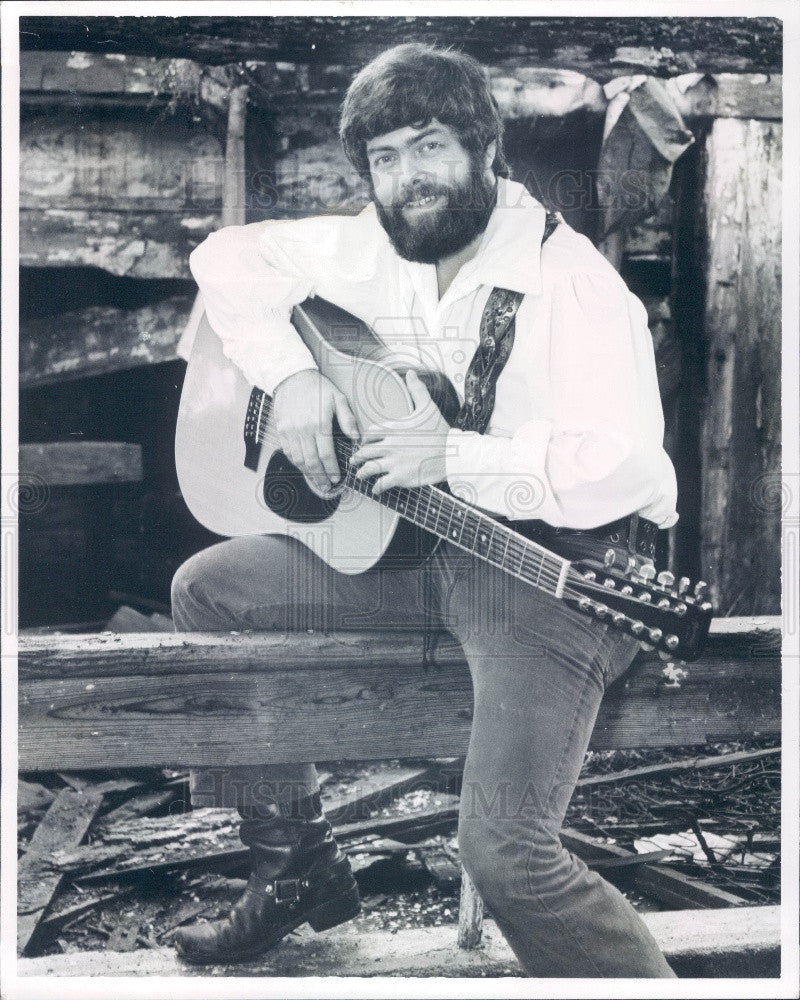 1974 Singer Marty Burke Press Photo - Historic Images