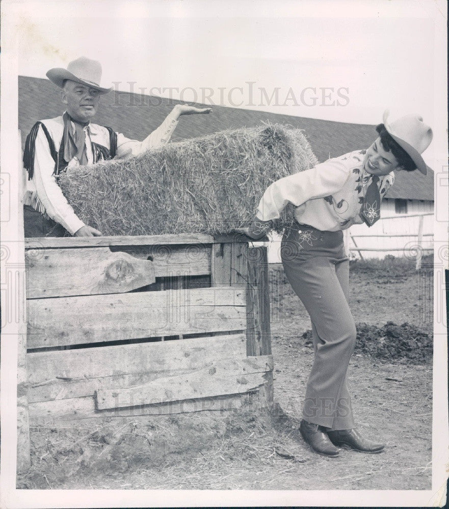 1952 Denver Post Reporter Red Fenwick Press Photo - Historic Images