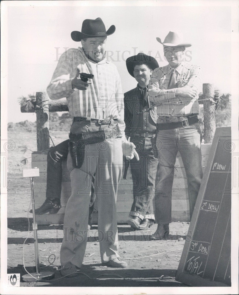 1958 Denver Post Reporter Red Fenwick Press Photo - Historic Images