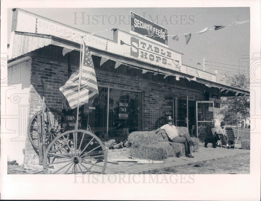 1971 Dunedin Florida Stable Shop Press Photo - Historic Images