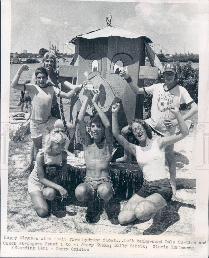 1976 St. Petersburg FL Wacky Float Contest Press Photo - Historic Images
