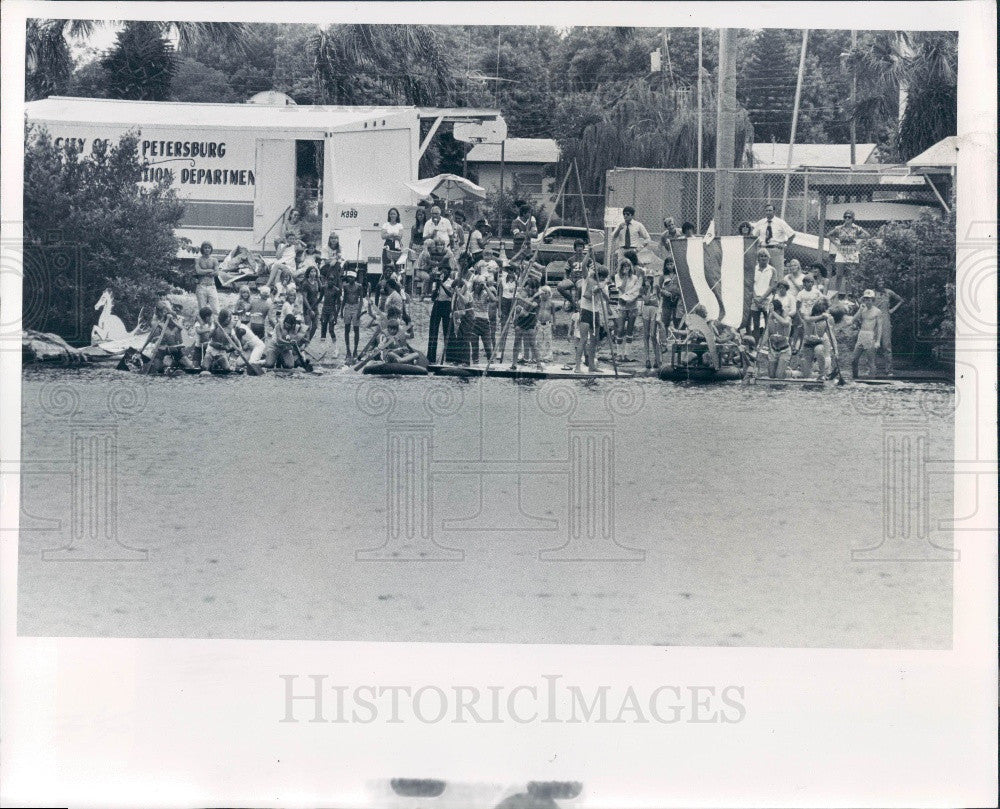 1978 St. Petersburg FL Wacky Float Contest Press Photo - Historic Images