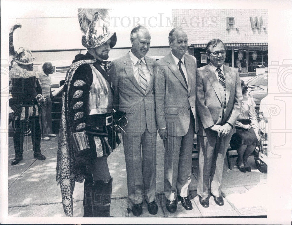 1982 Manatee County FL Hernando de Soto Press Photo - Historic Images