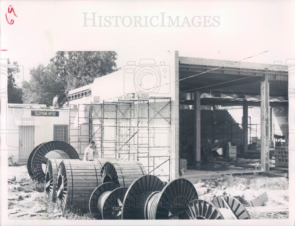 1960 Port Richey FL General Telephone Co Press Photo - Historic Images