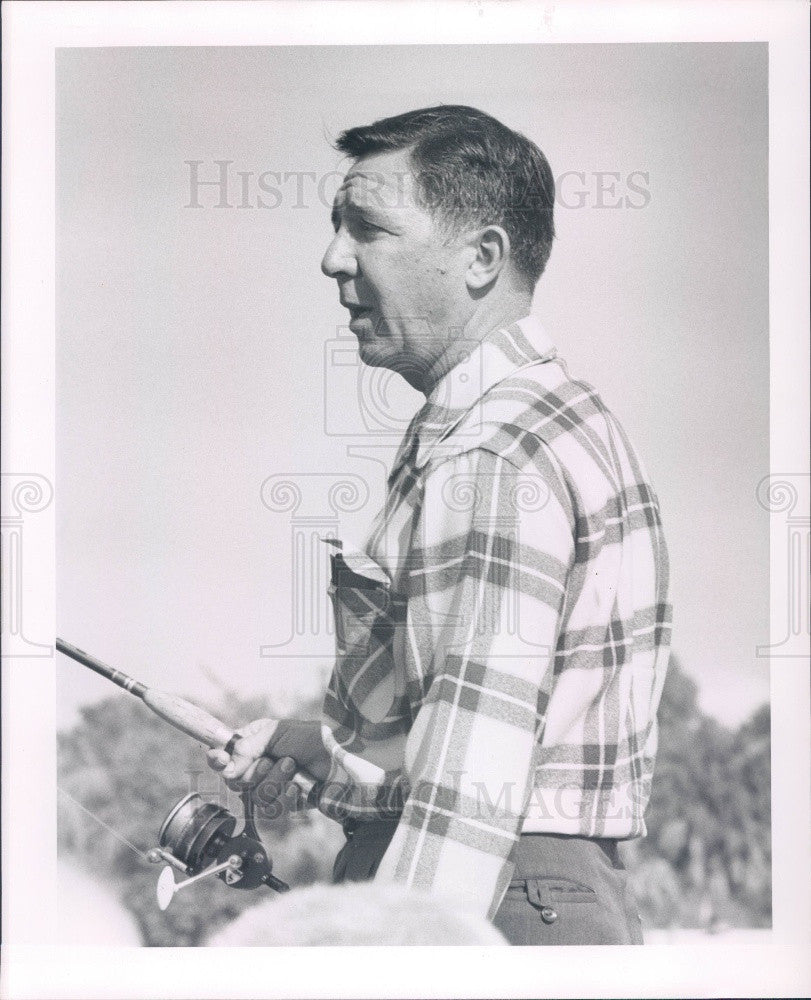 1963 St. Petersburg FL Fishing College Press Photo - Historic Images