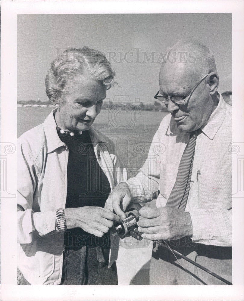 1963 St. Petersburg FL Fishing College Press Photo - Historic Images