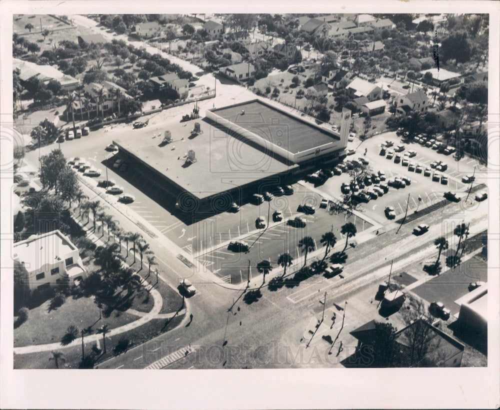 Undated St Pete FL 5 Points Shopping Center Press Photo - Historic Images