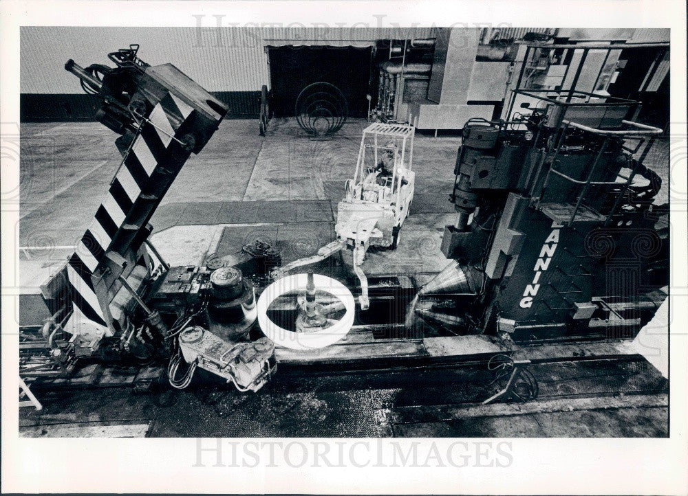 1983 Chicago IL Anadite Inc Steel Rings Press Photo - Historic Images