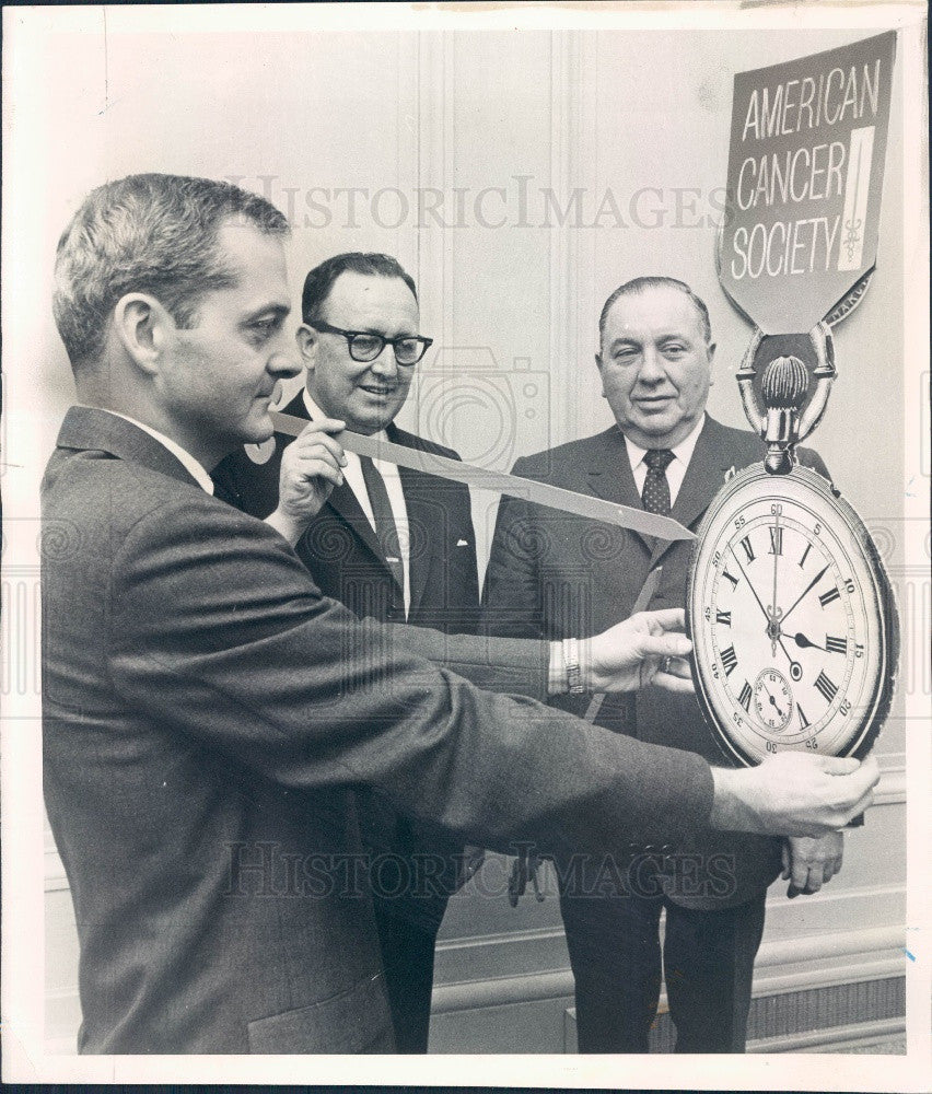 1965 Chicago Mayor Daley Cancer Control Wk Press Photo - Historic Images