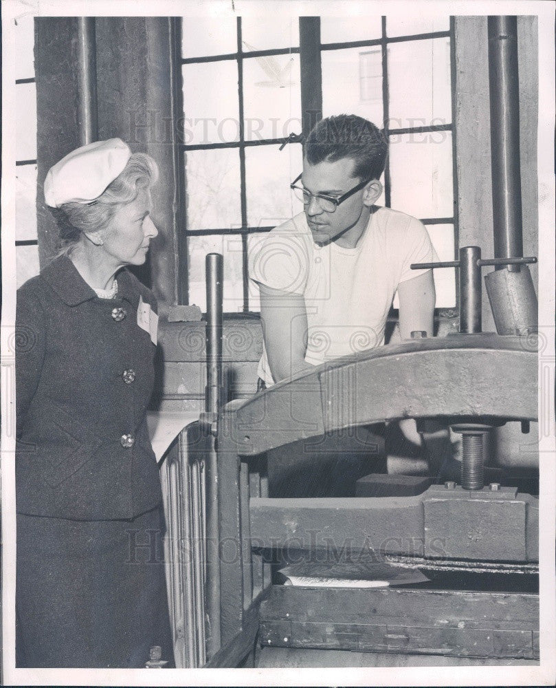 1963 Univ Chicago Lorado Taft Studio Press Photo - Historic Images