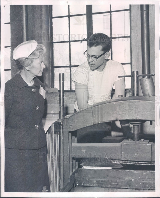 1963 Univ Chicago Lorado Taft Studio Press Photo - Historic Images