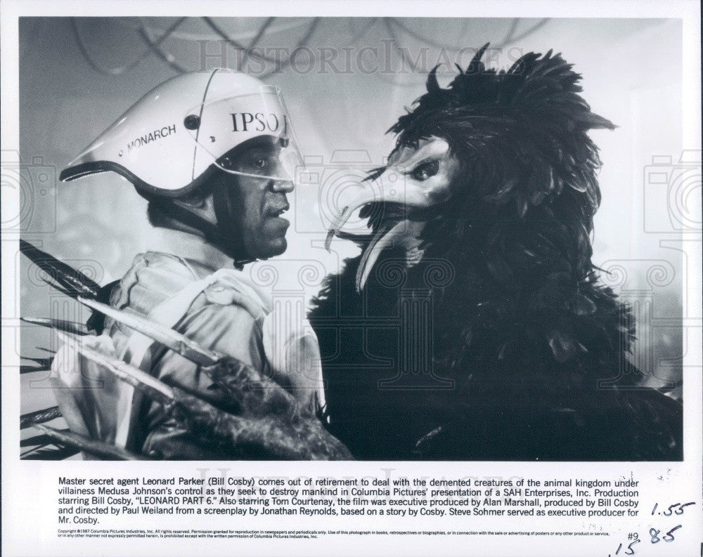 1987 Actor Bill Cosby Press Photo - Historic Images