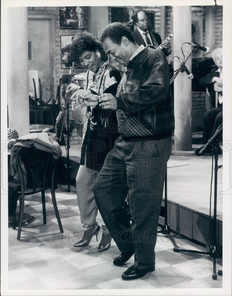 1986 Actors Bill Cosby &amp; Phylicia Rashad Press Photo - Historic Images